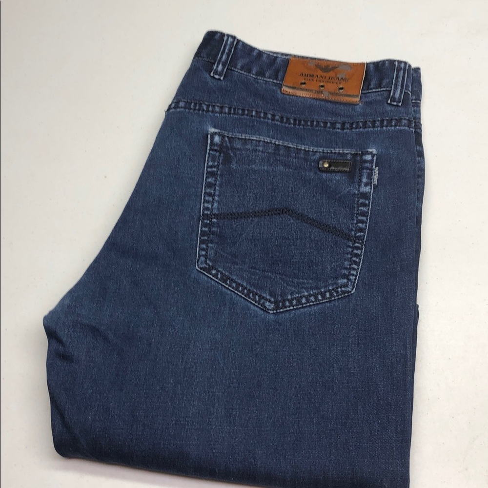 MENS ARMANI RELAXED FIT JEANS 36x32 ⭐️